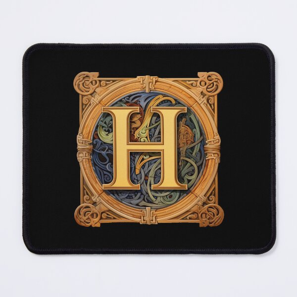 Item preview, Celtic Letter H designed and sold by Myra365Art.