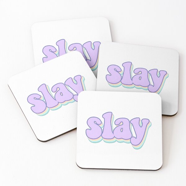 Item preview, Slay Trendy Aesthetic Sticker for Laptop & Water Bottle designed and sold by SillyLittleDesigns.