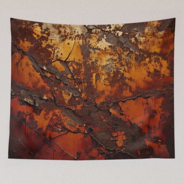 Item preview, Abstract Rust Texture - Wasteland Art - industrial Apocalyptic Dystopian  designed and sold by CattlettArt.