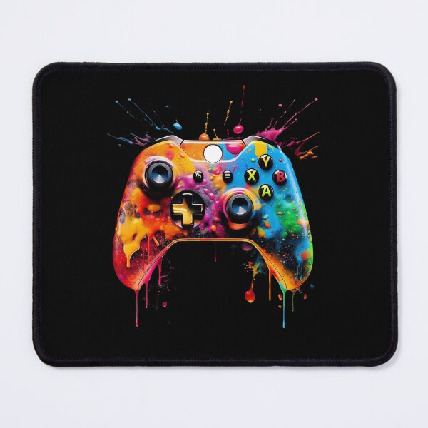 Item preview, Domestic Video Game Controller With Paint Spaltter designed and sold by The Mad Muffin.