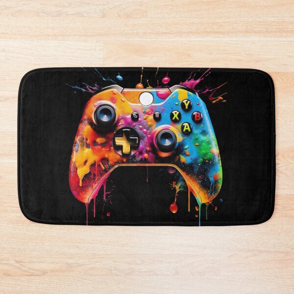 Item preview, Domestic Video Game Controller With Paint Spaltter designed and sold by The Mad Muffin.