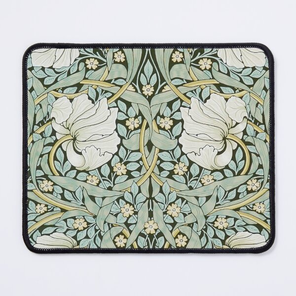Item preview, William Morris - Pimpernel Art Print, Vintage Museum Exhibition Art, Botanical Floral Pattern designed and sold by synplus.