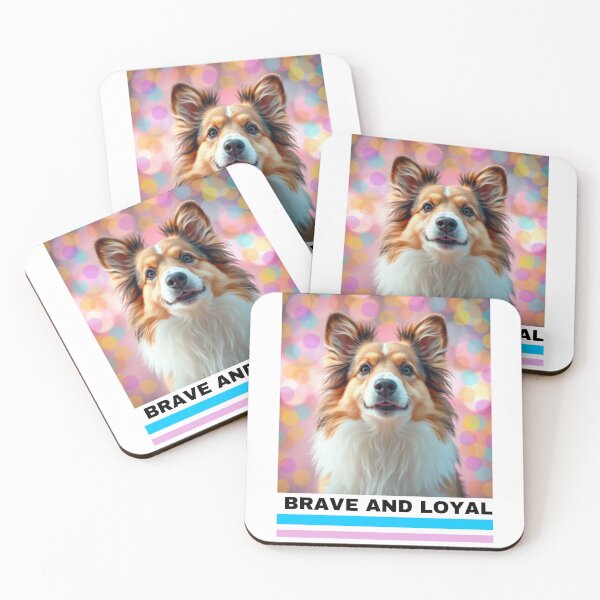 Item preview, Brave and Loyal – The Ultimate Dog Lover’s T-Shirt designed and sold by StickersNQuotes.