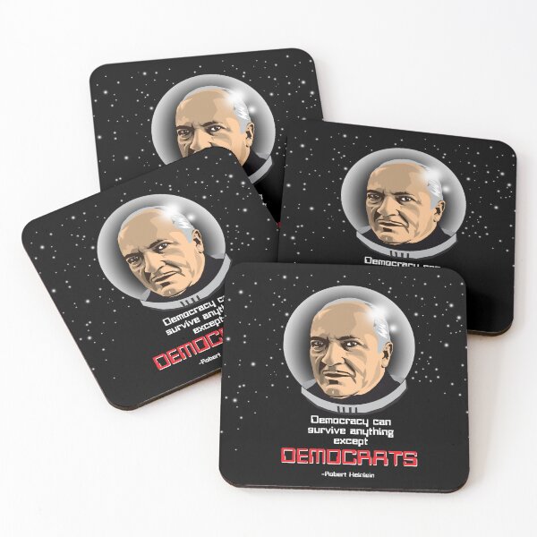 Item preview, Democracy can survive anything except Democrats. -Robert Heinlein  designed and sold by Allen Peterson.