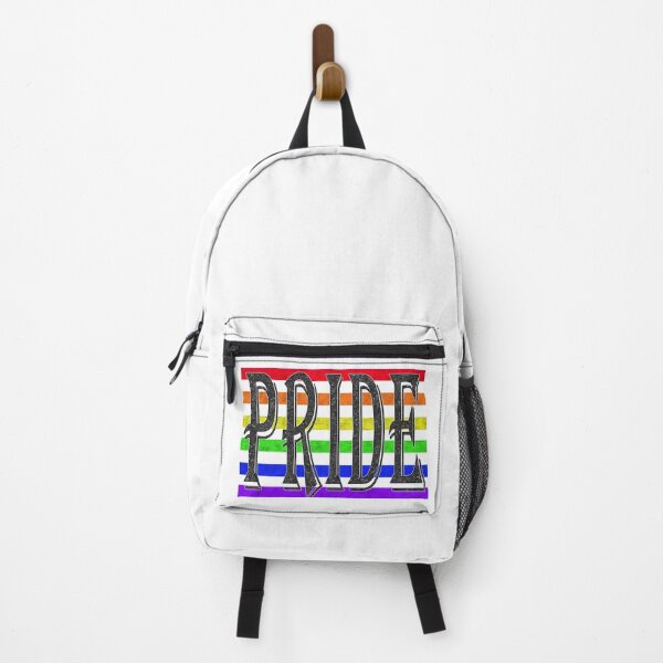 Item preview, PRIDE - Rainbow and White Stripes designed and sold by Qweird Artistry.