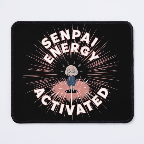 Item preview, Senpai Energy Activated – Anime Power Mode designed and sold by Evolved Ape.