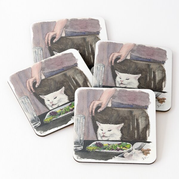 Item preview, Bemused Cat | Watercolor Painting designed and sold by Julie Wintertale.