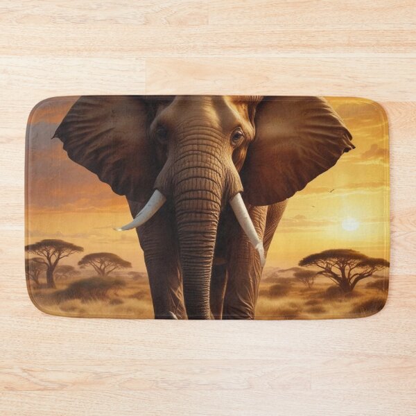 Item preview, elephant stands majestically in an Africa designed and sold by InezPhotography.