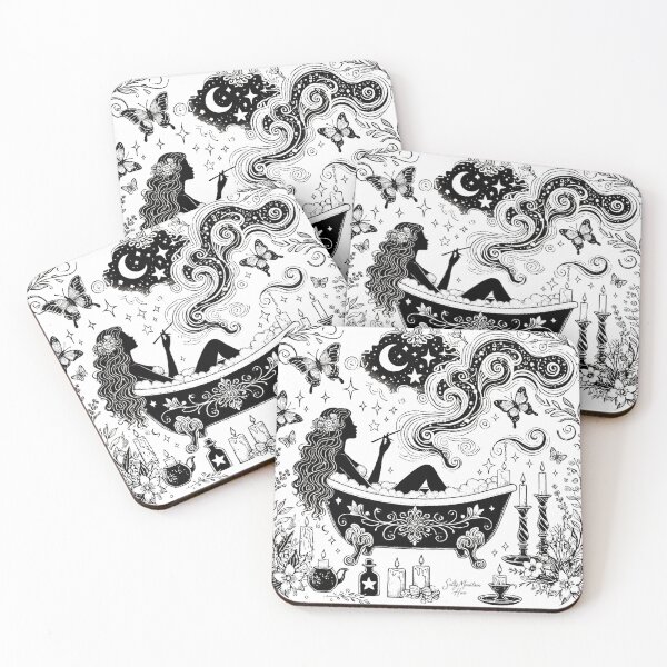 Item preview, Celestial Moonlit Bath  designed and sold by SALTYMTNHIVE.