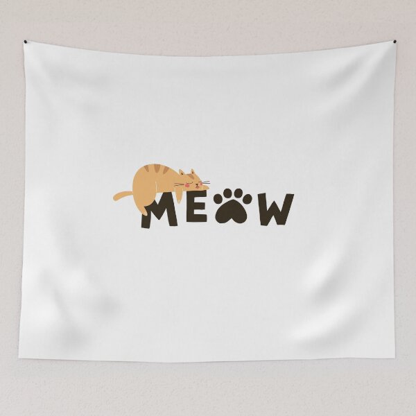 Item preview, Lazy cat designed and sold by WORDtoARTwork.
