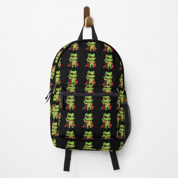 Item preview, Chibi Superhero Frog Mascot designed and sold by ThatBBStore.