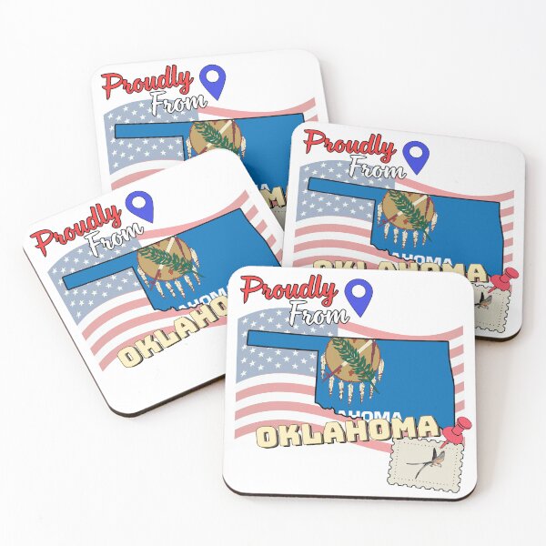 Item preview, Proudly from Oklahoma - USA state design designed and sold by PHRASEandSTYLE.