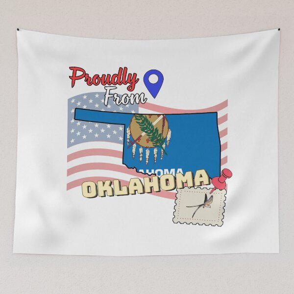 Item preview, Proudly from Oklahoma - USA state design designed and sold by PHRASEandSTYLE.