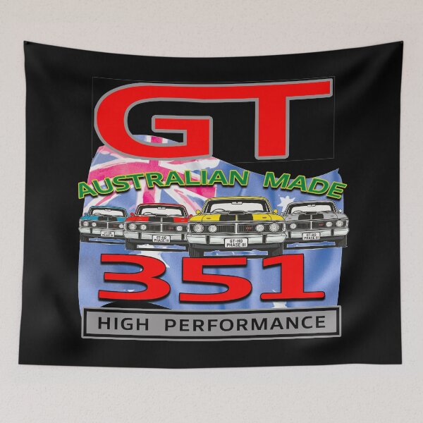 Item preview, Australian Muscle – GT-HO Phase III Poster Design | 351 High Performance | Aussie Classic Car Art designed and sold by Michael van der Hoorn.