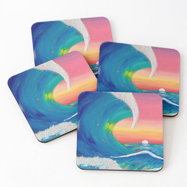 Item preview, Tropical Sunset Beach Wave designed and sold by LRPcreations.