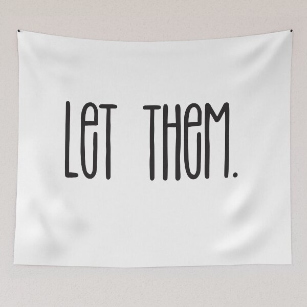 Item preview, “Let Them” Inspirational Sticker - Mel Robbins Theory designed and sold by ELLIE COLE CO..