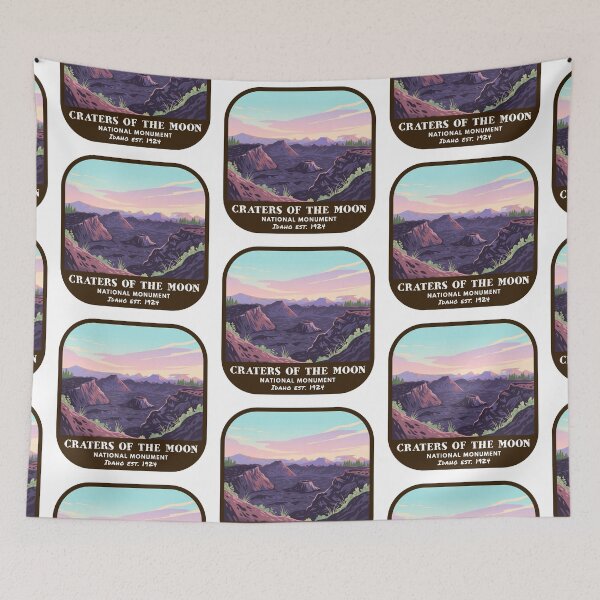 Item preview, Vintage Craters of the Moon National Monument (Idaho) designed and sold by RabbitK.
