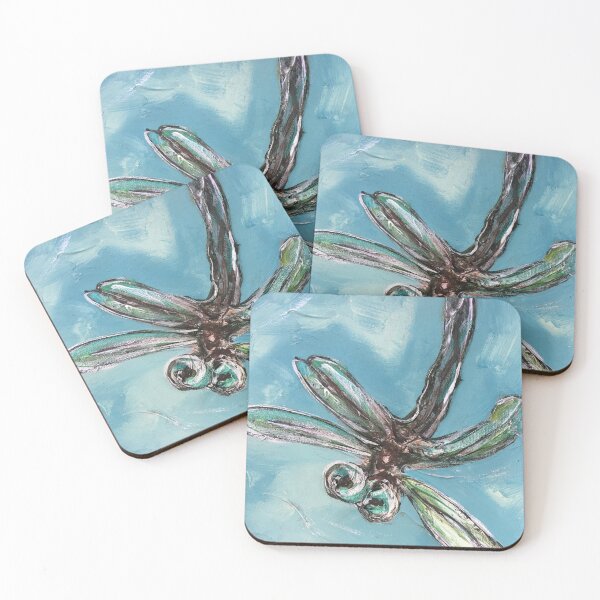 Item preview, Lime Green Turquoise Silver and Bronze Dragonfly designed and sold by lyndseyart.