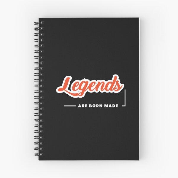 Item preview, Legends Are Not Born, They Are Made – Built Through Hard Work & Grit designed and sold by ipot.