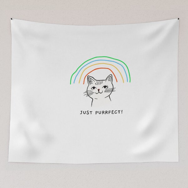 Item preview, Just Purrfect V2. Goofy, weird and fun artwork by wonkydoodleink designed and sold by wonkydoodleink.