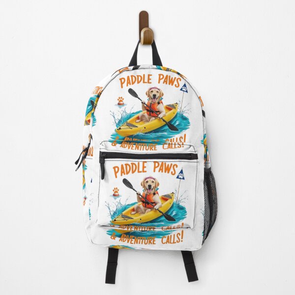 Item preview, Paddle Paws & Adventure Calls! | Kayaking Dog Adventure Design designed and sold by bannzy.