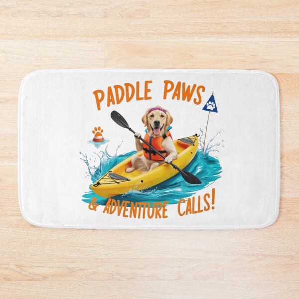 Item preview, Paddle Paws & Adventure Calls! | Kayaking Dog Adventure Design designed and sold by bannzy.