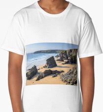 Bedruthan Steps | Cornwall seascape Long T-Shirt