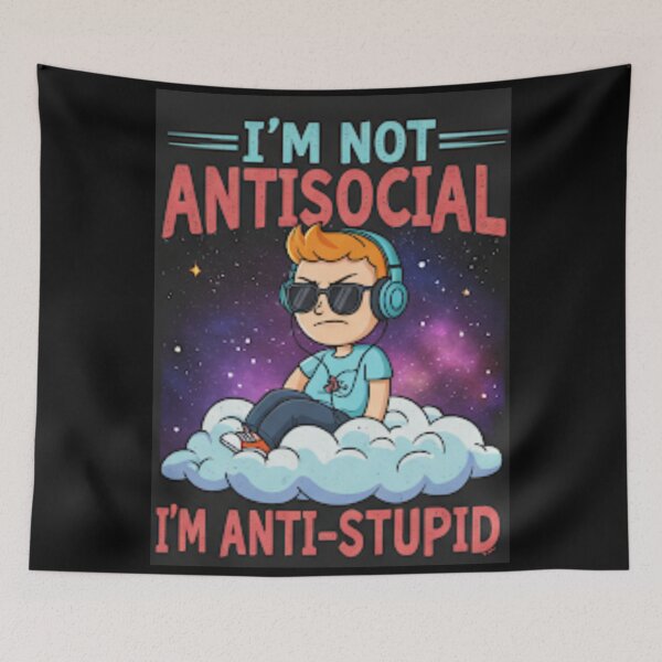 Item preview, Anti social  designed and sold by JBaystro.