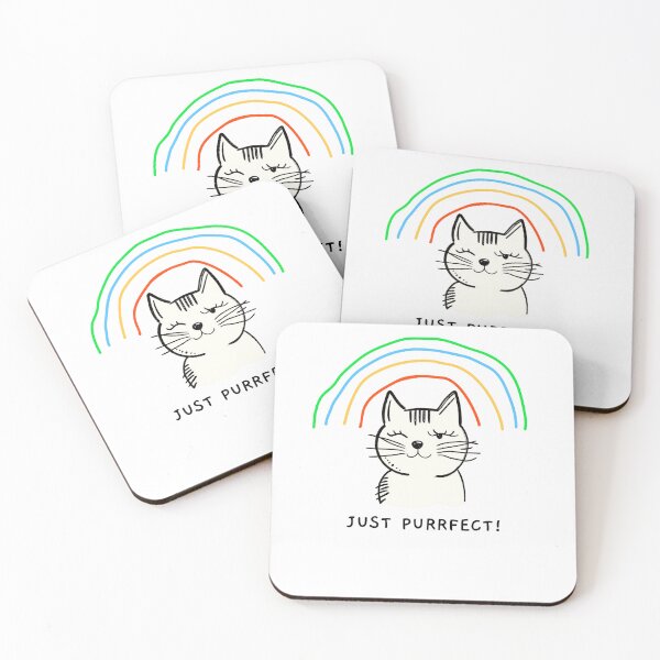 Item preview, Just Purrfect V4. Goofy, weird and fun artwork by wonkydoodleink designed and sold by wonkydoodleink.