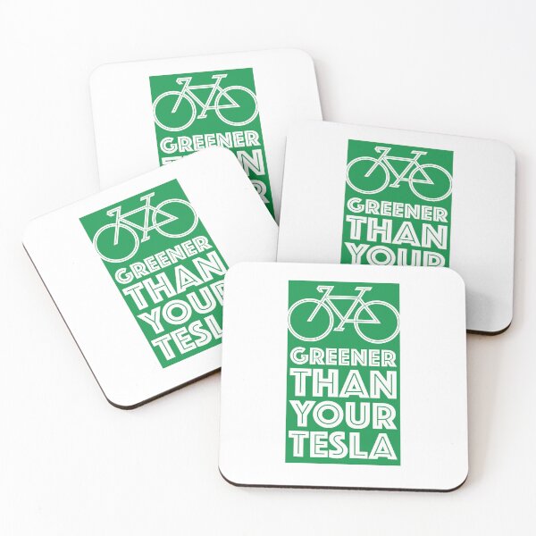 Item preview, (My Bike is) Greener Than Your Tesla designed and sold by SeeMac.