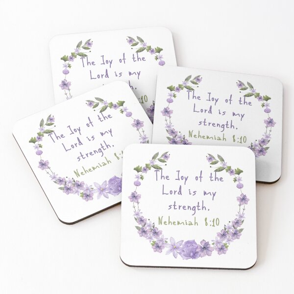 Item preview, The Joy of the Lord is My Strength - Nehemiah 8:10 designed and sold by MoriaStore.