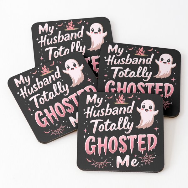 Item preview, My Husband Totally Ghosted Me - Funny Halloween Spooky Design designed and sold by DesignDoodleArt.