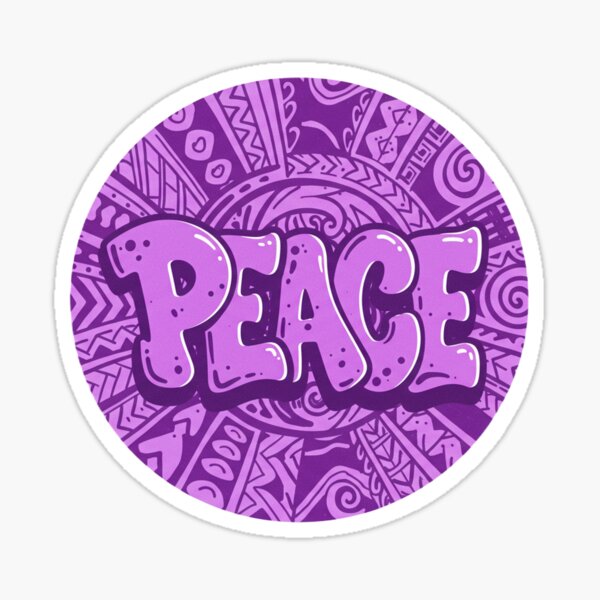 Item preview, Island Peace Purple designed and sold by Pacific Creations.