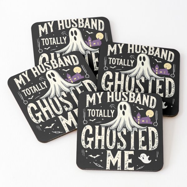 Item preview, My Husband Totally Ghosted Me - Funny Halloween Spooky Design designed and sold by DesignDoodleArt.