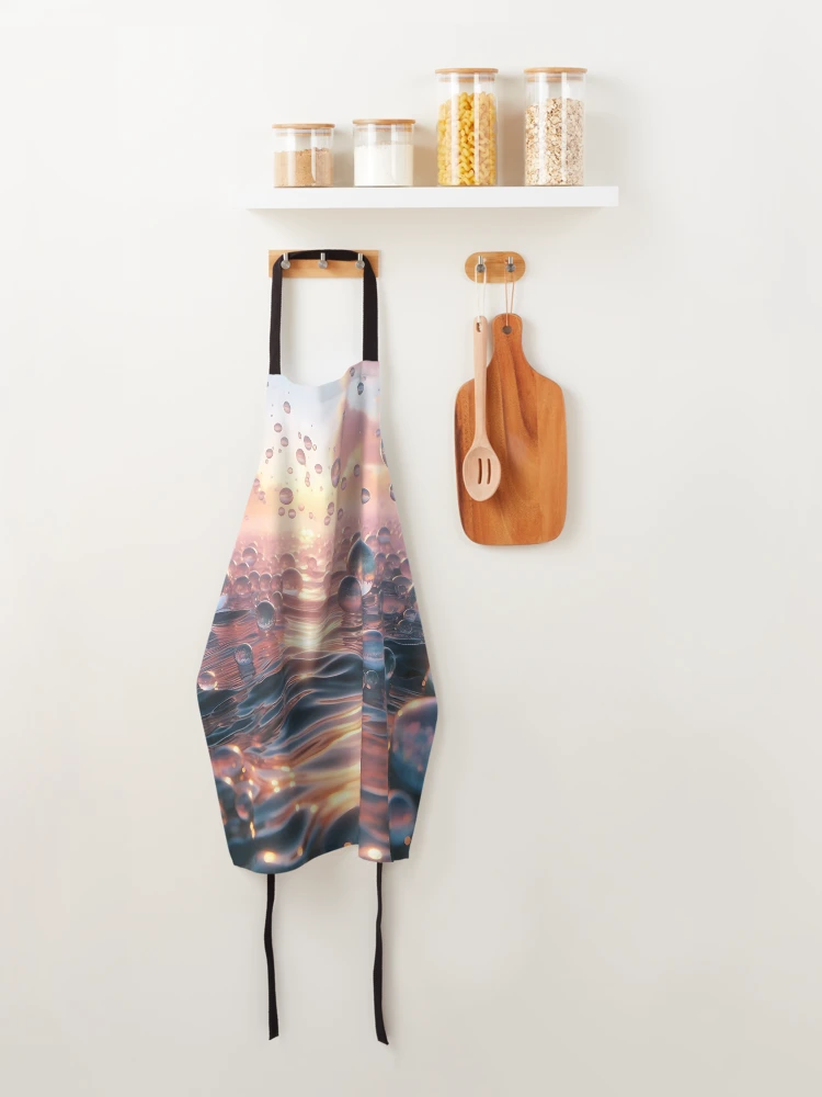 Thumbnail 4 of 6, Apron, Spring Rain designed and sold by Intriguing Designs.