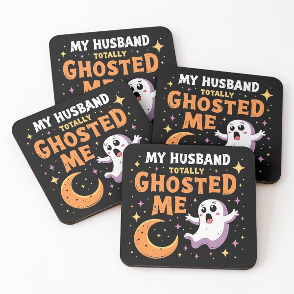 Item preview, My Husband Totally Ghosted Me - Funny Halloween Spooky Design designed and sold by DesignDoodleArt.