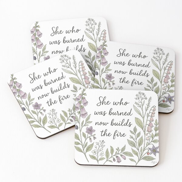 Item preview, Watercolor Botanical Feminine Rage Print designed and sold by SALTYMTNHIVE.