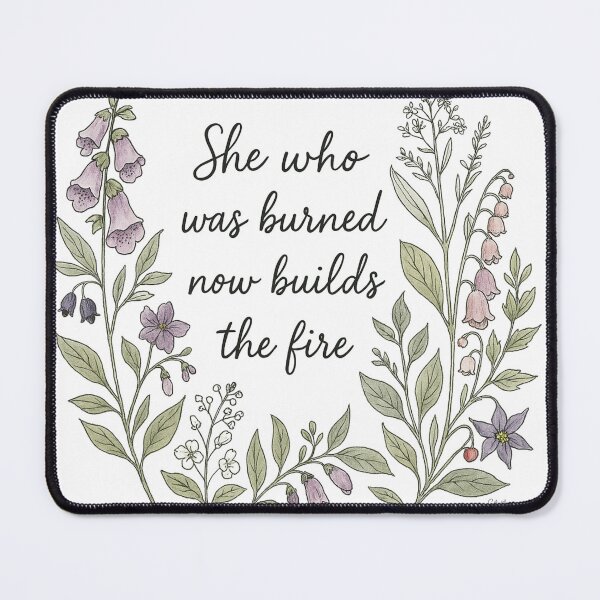 Item preview, Watercolor Botanical Feminine Rage Print designed and sold by SALTYMTNHIVE.