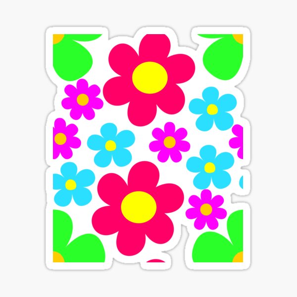Vista previa del artículo con la obra «Flores lindas, brillantes y sencillas», diseñado y vendido por newbyventures.