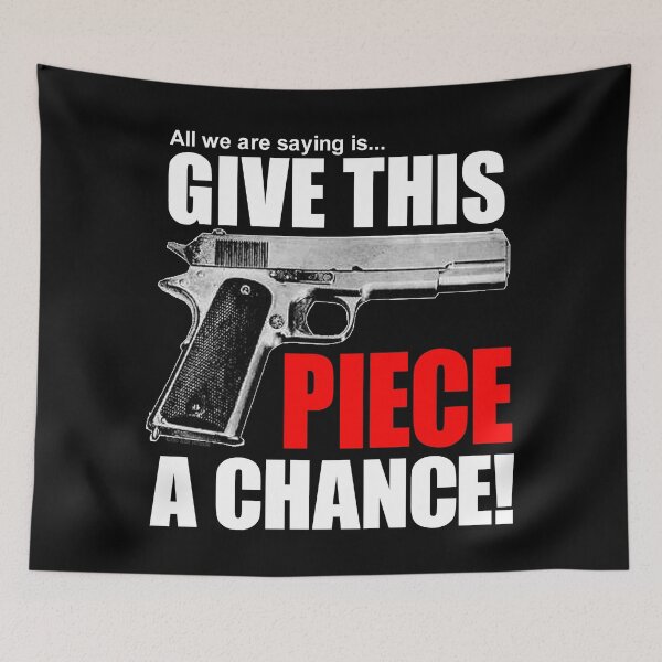 Item preview, Give this piece a chance. designed and sold by Allen Peterson.