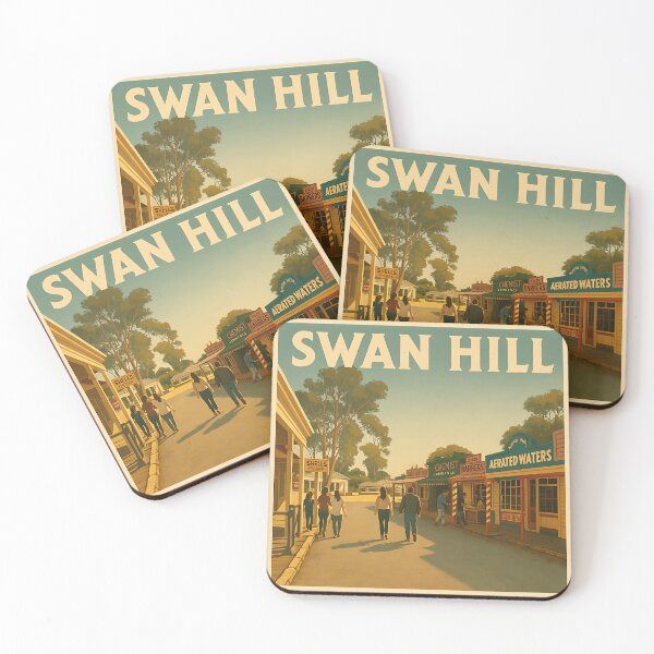 Item preview, Swan Hill – Pioneer Settlement Vintage Poster designed and sold by Print My Town.
