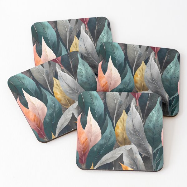 Item preview, Lowkey Obsessed with These Leaves, A Touch of Fall, A Hint of Summer, Watercolor Jungle Leaves Illustration, Dreamy Leaf Patterns designed and sold by Kintsugi99.