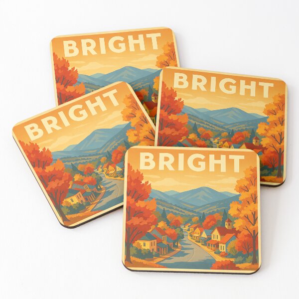 Item preview, Bright Victoria – Autumn Street Scene Vintage Poster designed and sold by Print My Town.