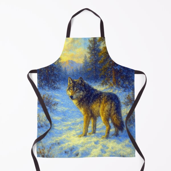 Item preview, Lone Wolf in a Winter Forest designed and sold by ChrisButler.