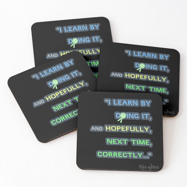 Item preview, "I LEARN ..." Quote 3/31/2025 designed and sold by BJGWRDS.