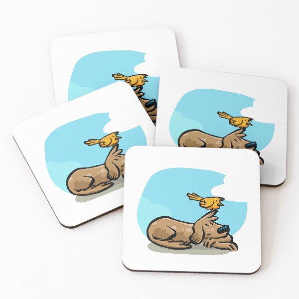 Item preview, Puppy Waiting and Bird. B26 designed and sold by ParissiFriends.