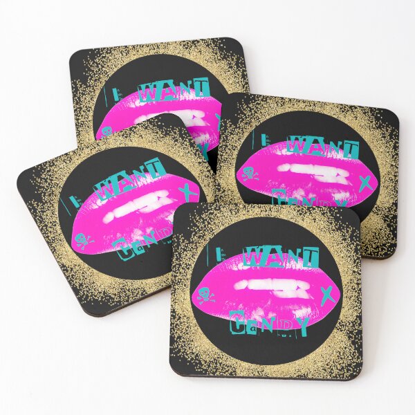 Item preview, Candy Lips Pink/Gold designed and sold by DerekDoll.
