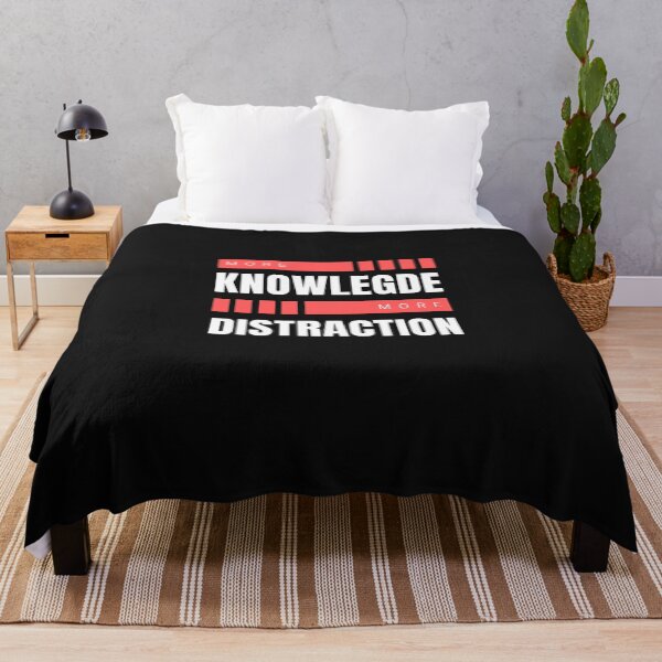 Item preview, More Knowledge, More Distraction – The Double-Edged Sword of Learning designed and sold by ipot.