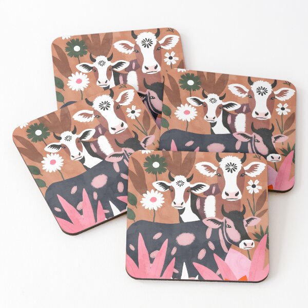 Item preview, Pichwai Twist Cows Farm Animals designed and sold by 83oranges.com.