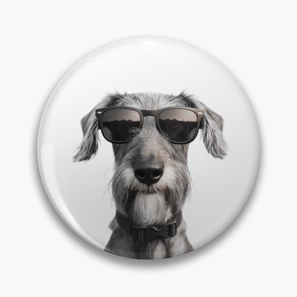 Item preview, Funny cool Irish Wolfhound Dog wearing sunglasses designed and sold by LazyOwlStore.